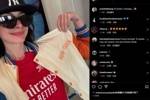 死忠😍好莱坞女星安妮-海瑟薇穿阿森纳球衣加油:特别的周二