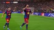 巴萨1-0领先毕巴!费尔明射门踢呲变助攻,费兰扫射破门
