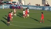 防守呢?上本恭子底线突破轻松破门!中国U16女足0-4日本!